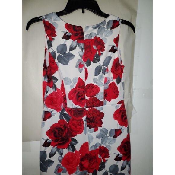 A Sweet Storm Women's Maxi Dress Bodycon Sleeveless Large Floral Pattern Size M - Picture 12 of 14